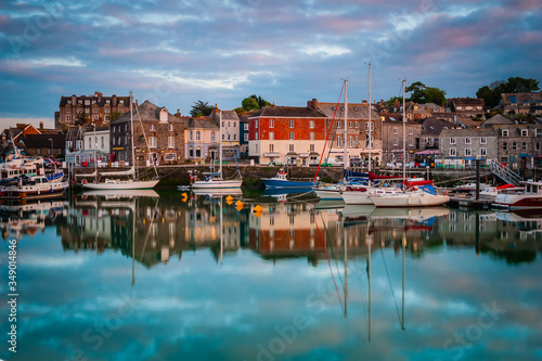 Padstow harbour in the evening, Cornwall, UK