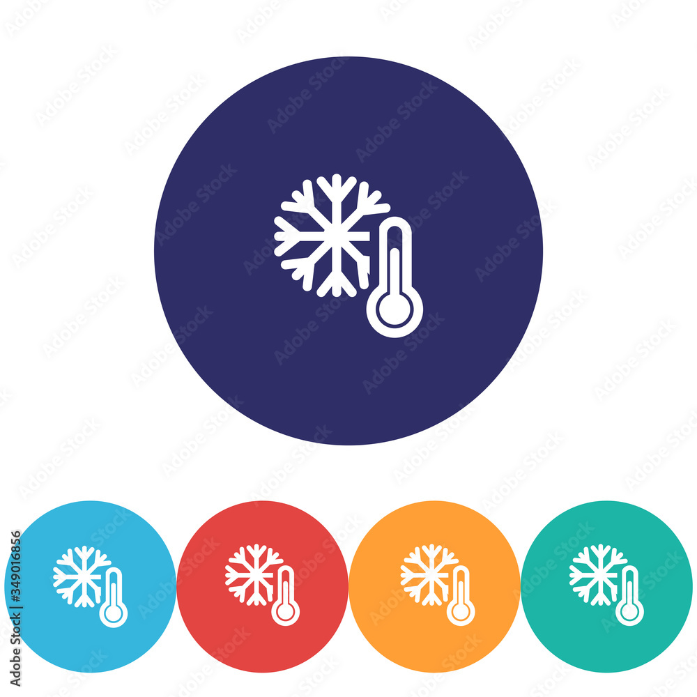 Thermometer vector icon , lorem ipsum Flat design Thermometer vector icon , lorem ipsum Flat design