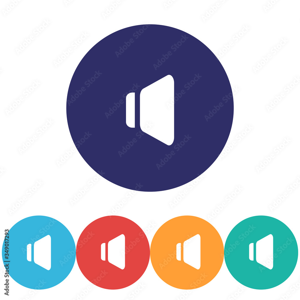 Speaker vector icon , lorem ipsum Flat design Speaker vector icon , lorem ipsum Flat design