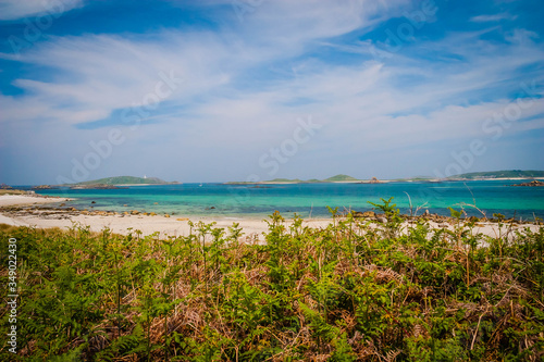 Beaches of St. Martin at the Isles of Scilly in Cornwall, UK