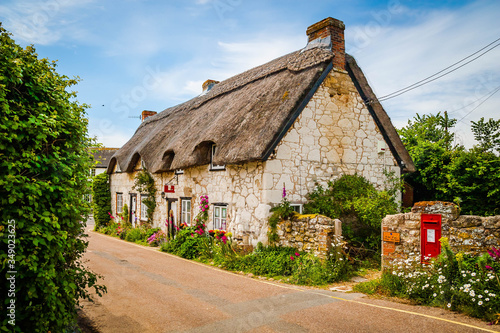 Obraz na płótnie Old historical buildings at the Isle of Wight, UK