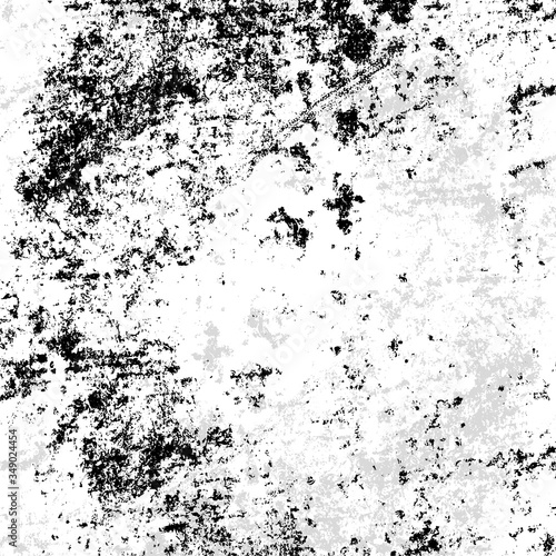 Black grunge detailed vector texture for your design.