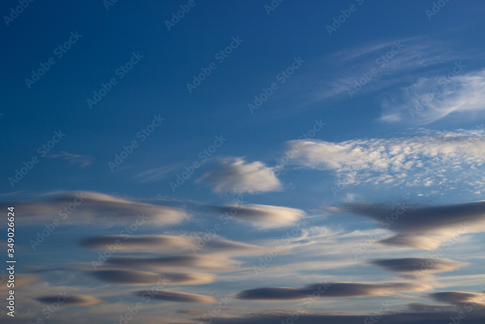 blue sky with clouds