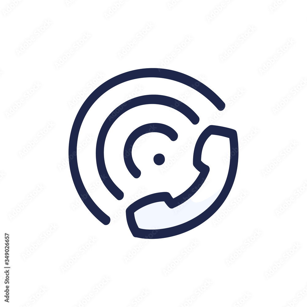 The phone icon is hand-drawn in cartoon doodle style. Vector doodle illustration The phone icon is hand-drawn in cartoon doodle style. Vector doodle illustration