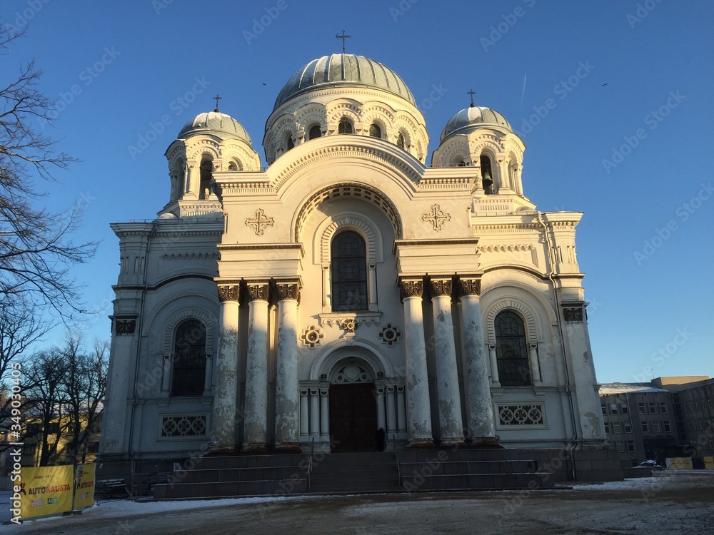 Obraz premium Kirche In Kaunas Litauen 2015