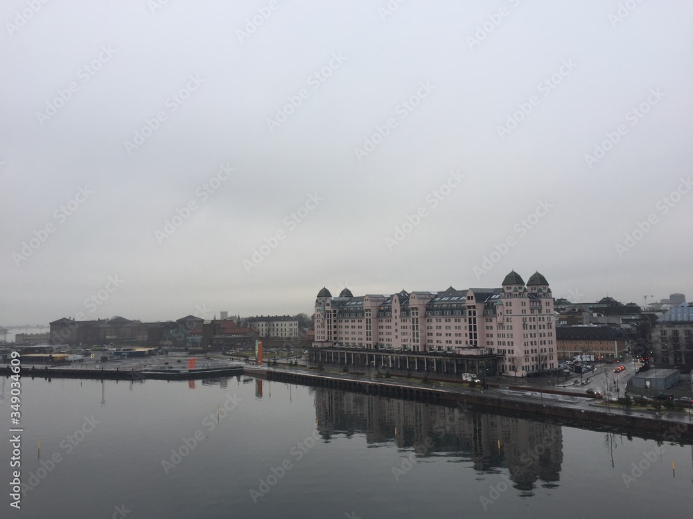 Oslo in Norwegen im Winter 2015
