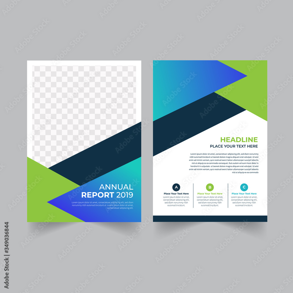 Abstract  Annual Report Layout, Business brochure flyer template, advertisement, company profile
vector background with Colorful wave