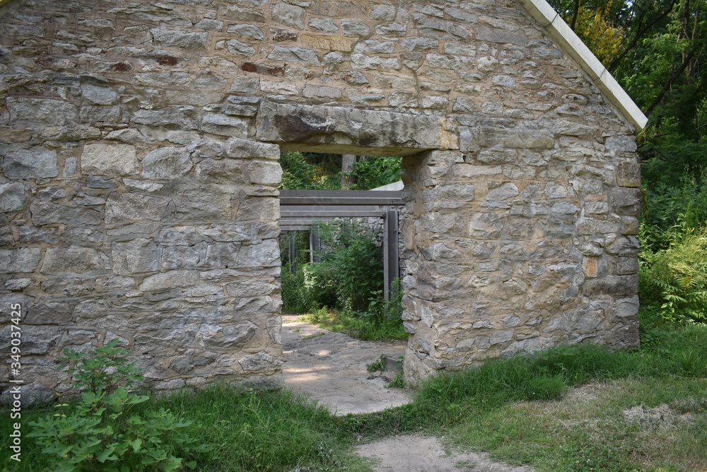 Fototapeta premium old stone house
