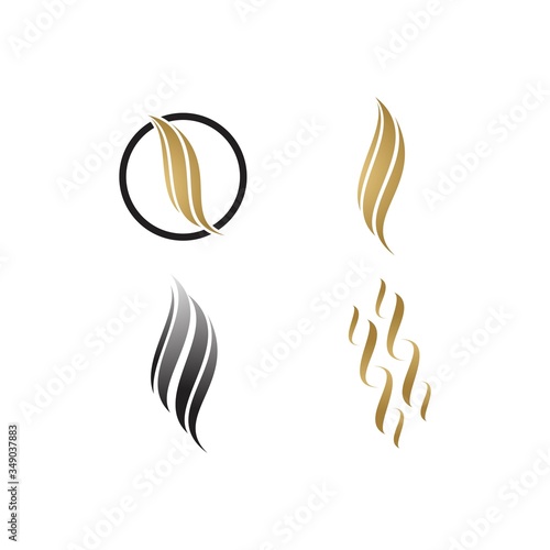Hair wave logo © siti