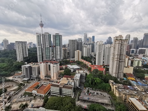 Canvas Print Towers and Buildings in KL