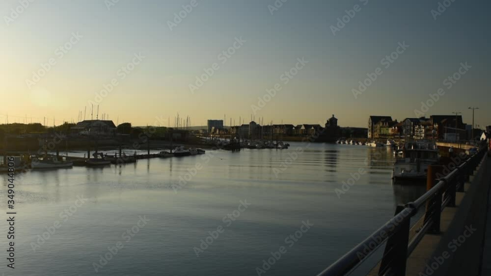 Tranquil scene of the River Arun at Littlehampton just before sunset. Tranquil scene of the River Arun at Littlehampton just before sunset.
