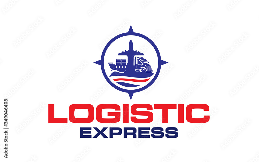 Logistic logo design Logistic logo design