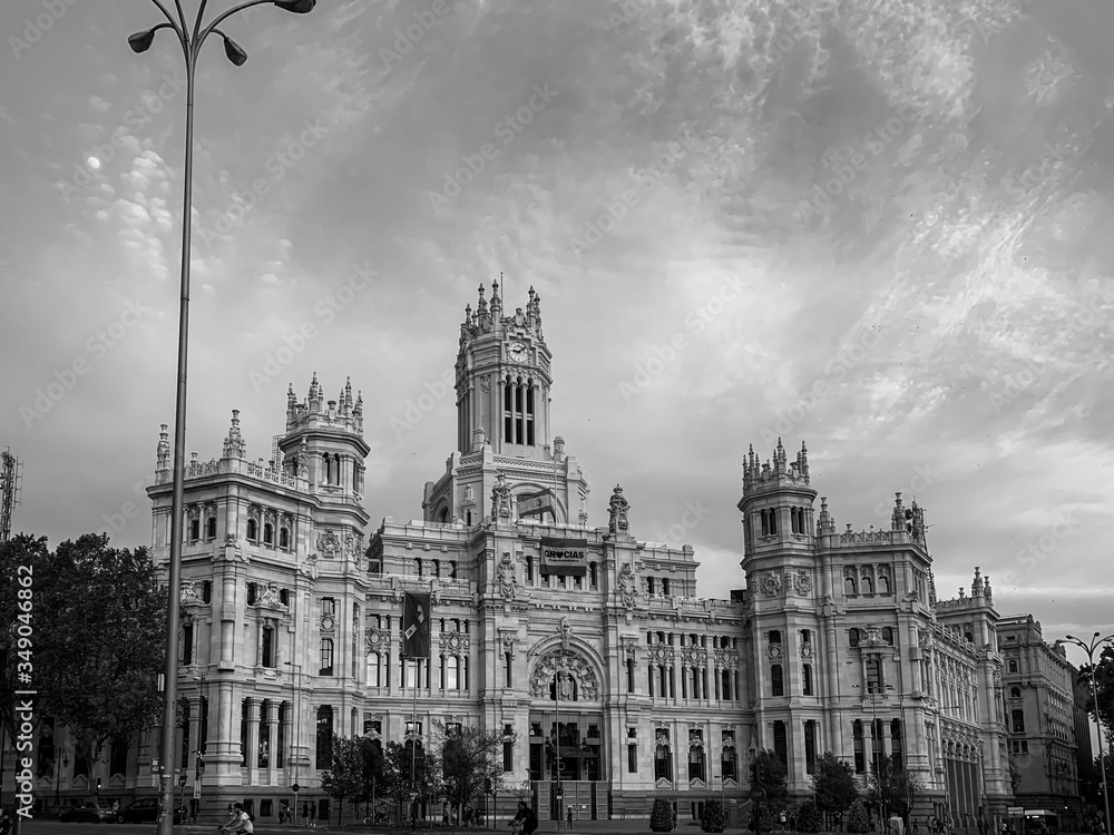 Views of Madrid city in fase zero after the Covid virus lockdown Views of Madrid city in fase zero after the Covid virus lockdown