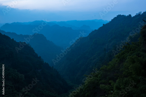 Valley scenery in the tropics