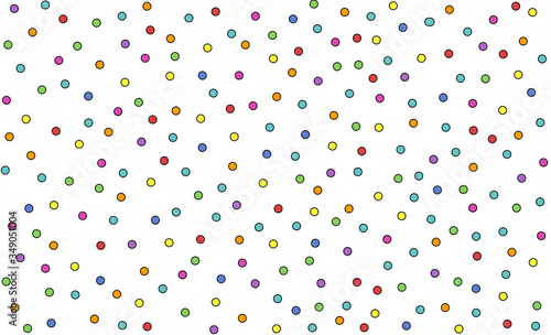 abstract background with colorful dots