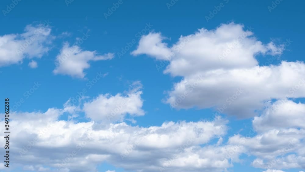 タイムラプス - 青空と雲の動き タイムラプス - 青空と雲の動き