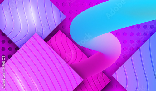 Cyberpunk Flow Neon Lines o...