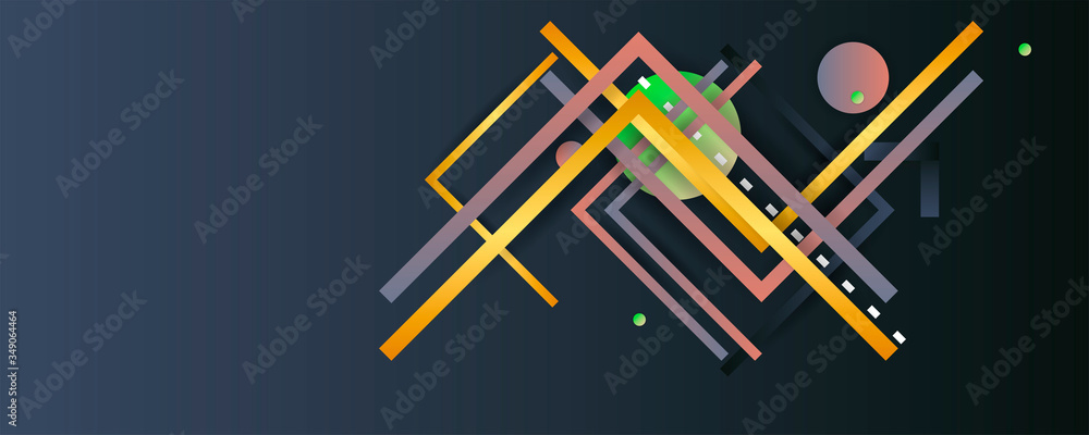 Abstract art gold design dark background universal dressing luminous shiny color golden lines and geometric elements Abstract art gold design dark background universal dressing luminous shiny color golden lines and geometric elements