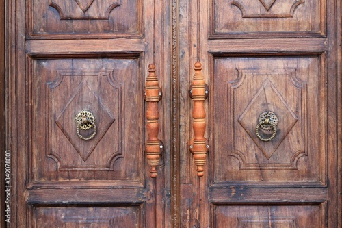 old wooden door