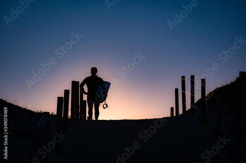 Surfer in Sillhouette 
