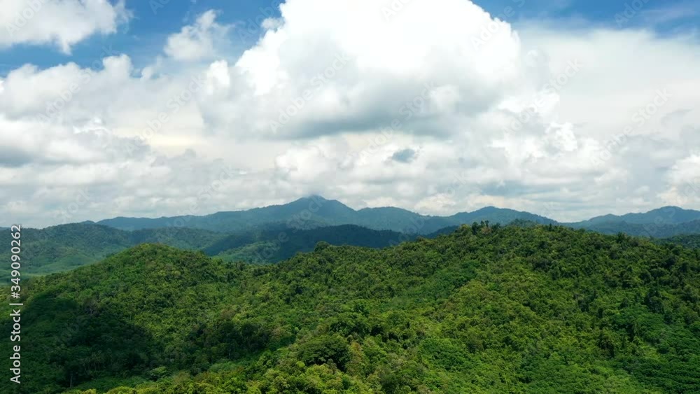 Aerial view: Drone view of green forest, Flying over an amazing rain forest. 4K aerial video, rain forest landscape Aerial view: Drone view of green forest, Flying over an amazing rain forest. 4K aerial video, rain forest landscape