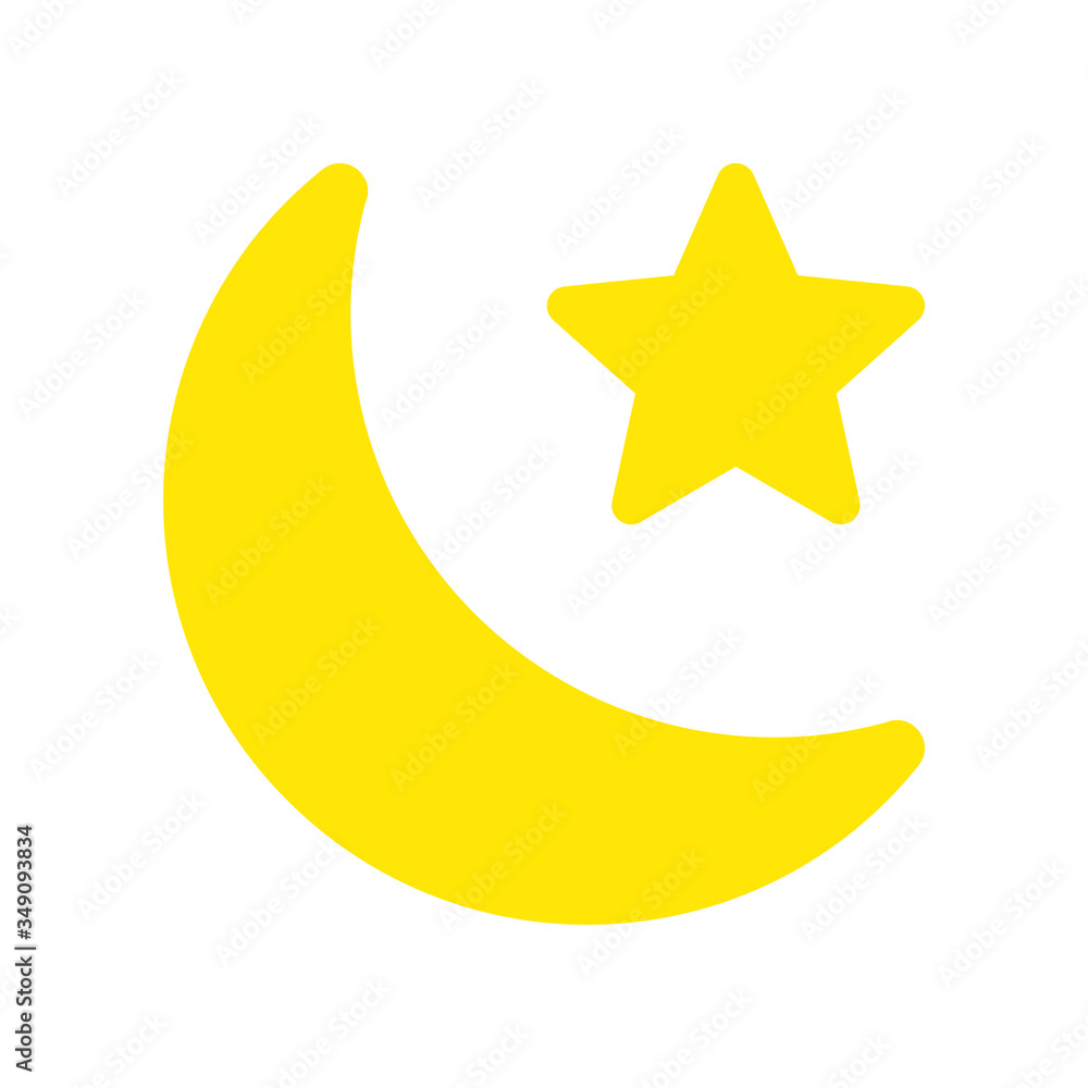 The best moon icon, illustration vector. Suitable for many purposes. The best moon icon, illustration vector. Suitable for many purposes.