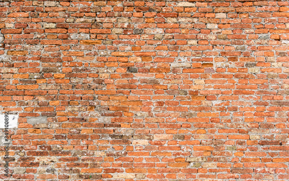 Pattern of a aged brick wall in venice, Italy. Pattern of a aged brick wall in venice, Italy.