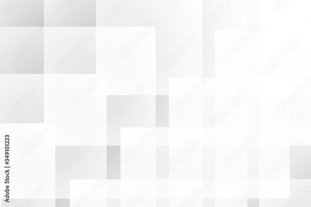 Abstract geometric white and gray color background.  Vector, illustration.