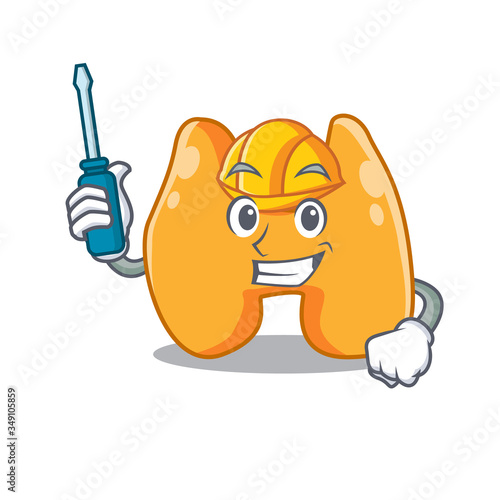 Thyroid caricature design concept worked as an automotive