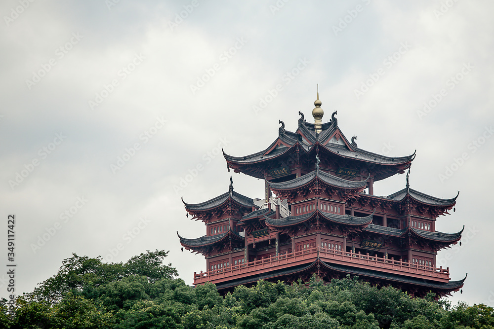 Hangzhou/ China-April 2018 : The beautiful scenery of Xihu Lake Hangzhou/ China-April 2018 : The beautiful scenery of Xihu Lake