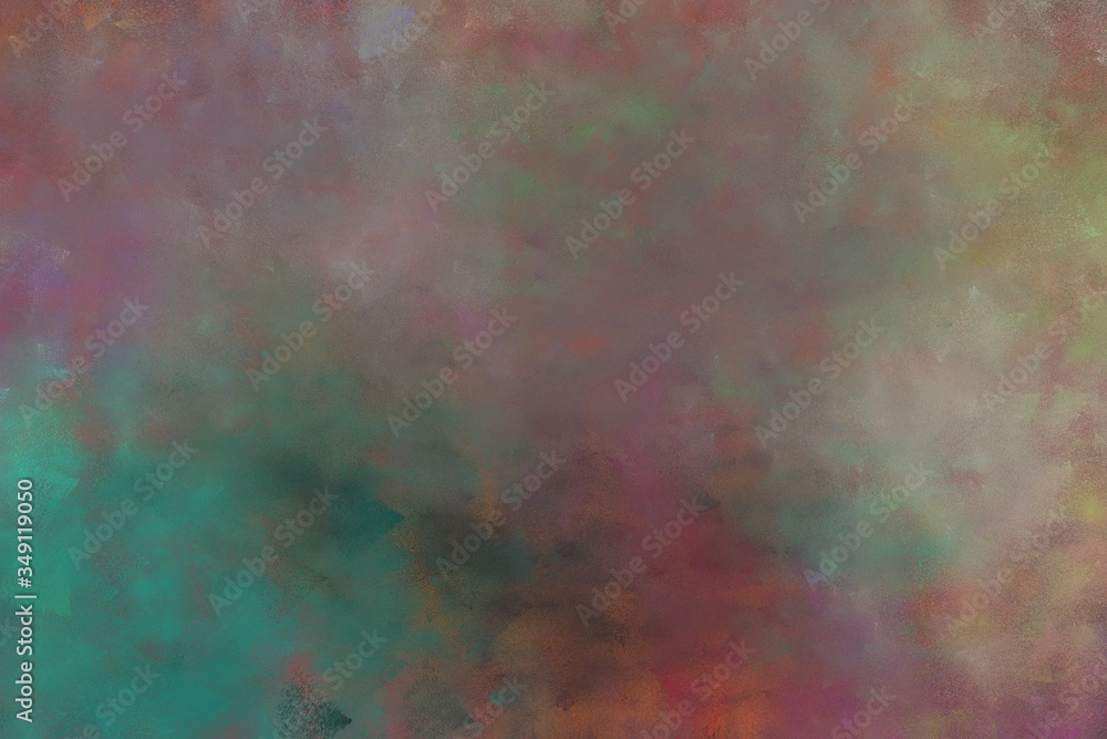 wallpaper background dim gray, sea green and dark sea green colored vintage abstract painted background with space for text or image. can be used as background graphic element