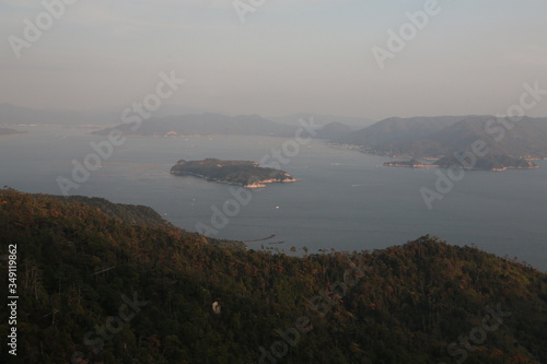 Beautiful Japanese autumn in Miyajima, Miyajimacho photo