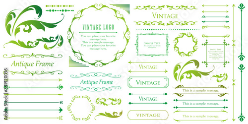 植物のつた 葉っぱ フローラル ボタニカル ナチュラル フレームデザイン Stock Vector Adobe Stock