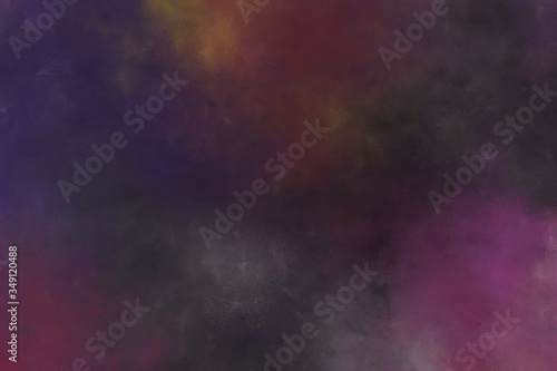 Fototapeta Naklejka Na Ścianę i Meble -  beautiful vintage abstract painted background with very dark violet, old mauve and dim gray colors. background with space for text or image