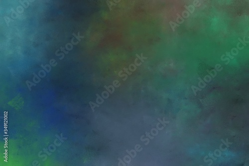 beautiful abstract painting background texture with dark slate gray, teal blue and blue chill colors. background with space for text or image