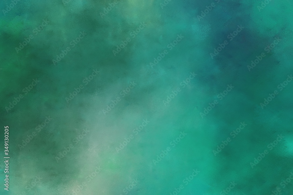 beautiful vintage abstract painted background with sea green, cadet blue and dark sea green colors. can be used as poster background or wallpaper
