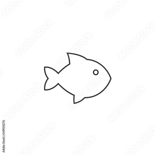 fish icon vector illustration design © LiveLove