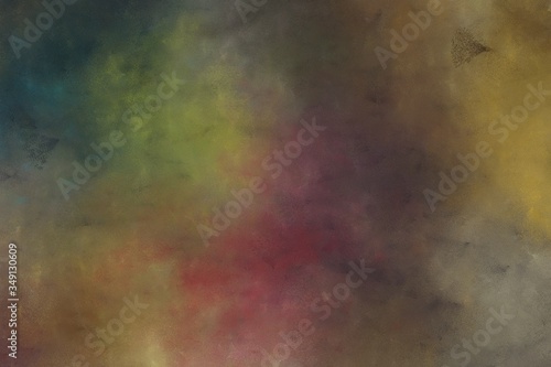 beautiful abstract painting background texture with dark olive green, pastel brown and very dark blue colors. can be used as poster background or wallpaper