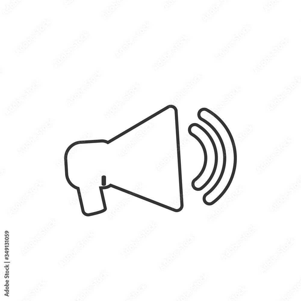 megaphone icon vector illustration design megaphone icon vector illustration design