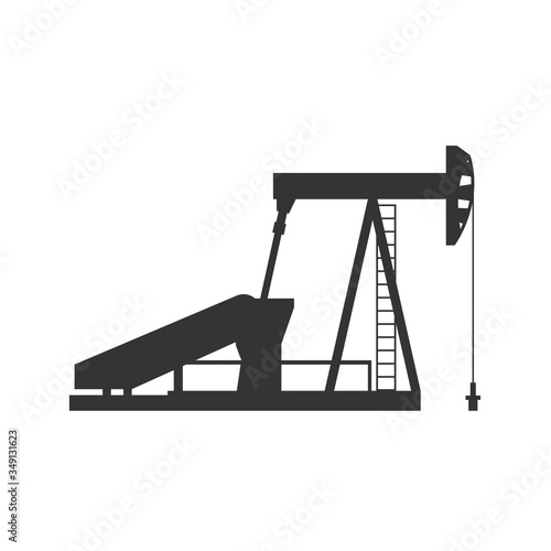 oil field pump icon vector illustration design