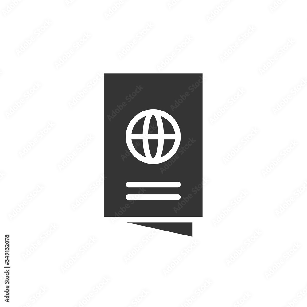 passport icon vector illustration design passport icon vector illustration design