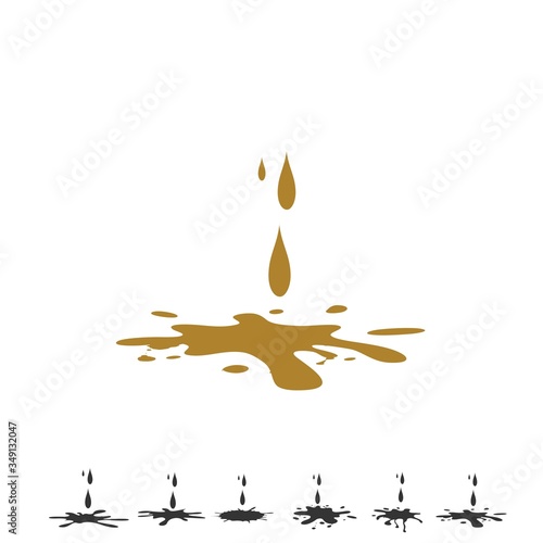 oil droplet icon vector illustration design