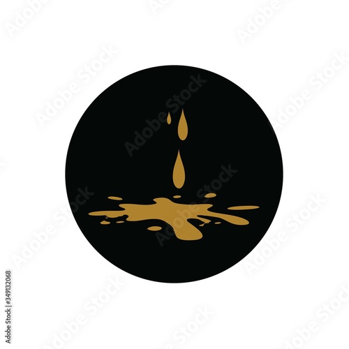 oil droplet icon vector illustration design