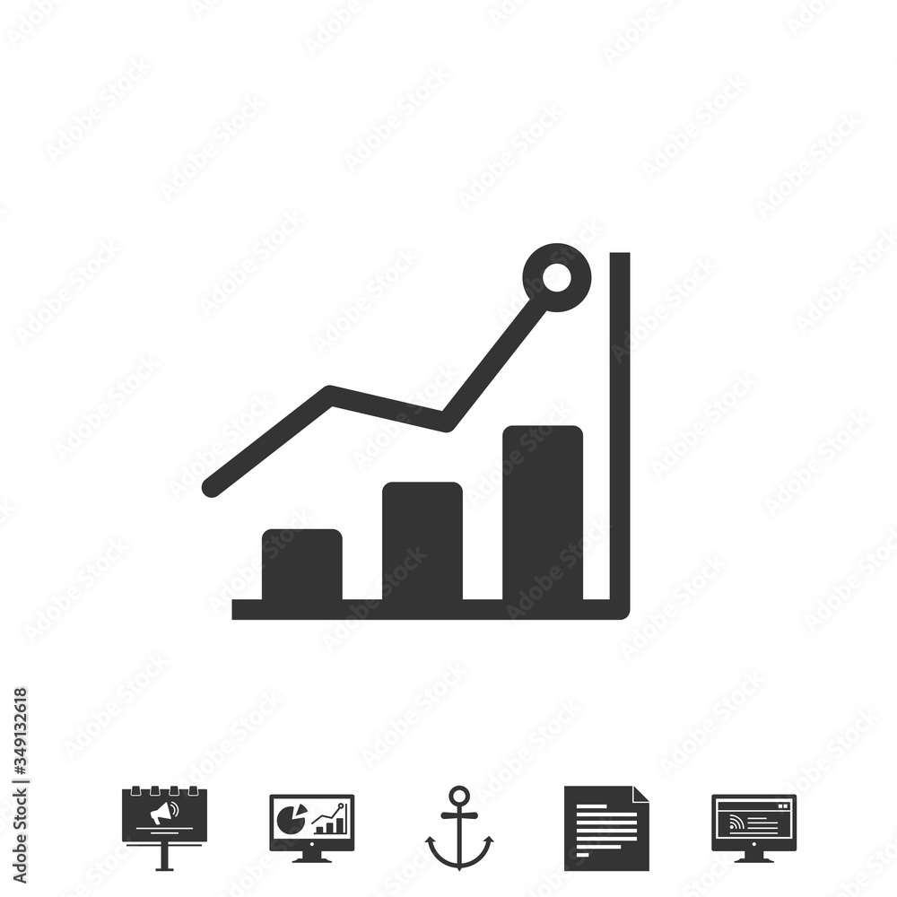graph icon vector illustration design graph icon vector illustration design