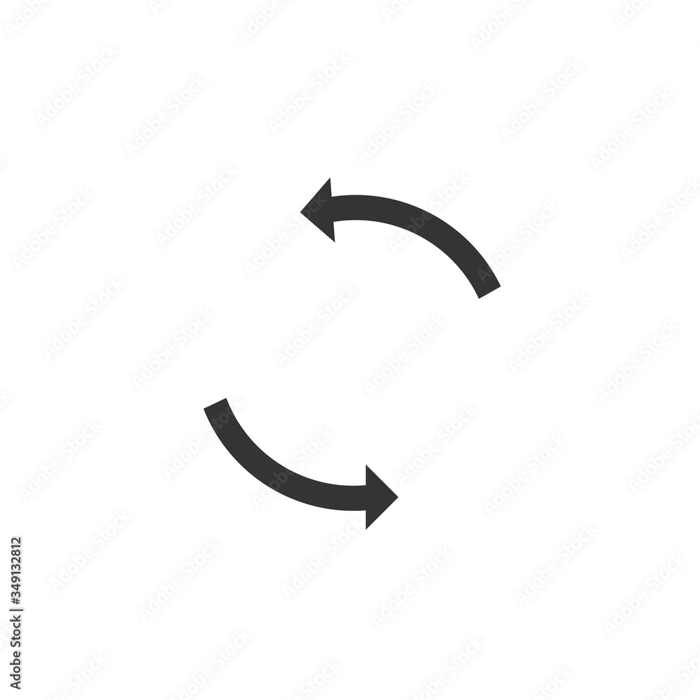 rotating arrows icon vector illustration design rotating arrows icon vector illustration design