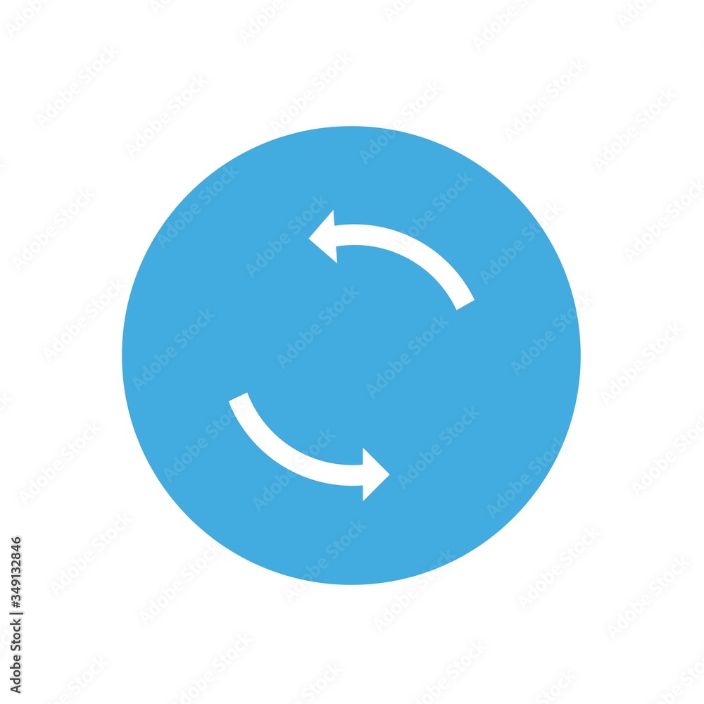 rotating arrows icon vector illustration design rotating arrows icon vector illustration design