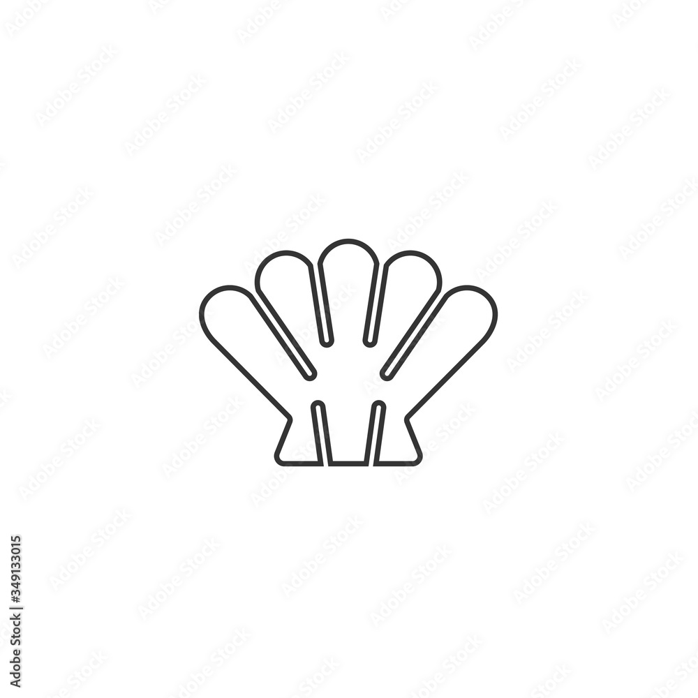 sea shell icon vector illustration design sea shell icon vector illustration design