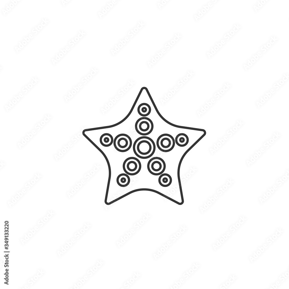 star fish icon vector illustration design star fish icon vector illustration design