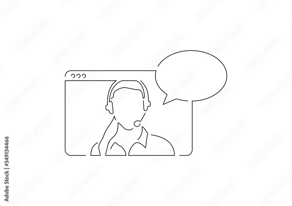 Communication isolated line drawing, vector illustration design. Communication isolated line drawing, vector illustration design.