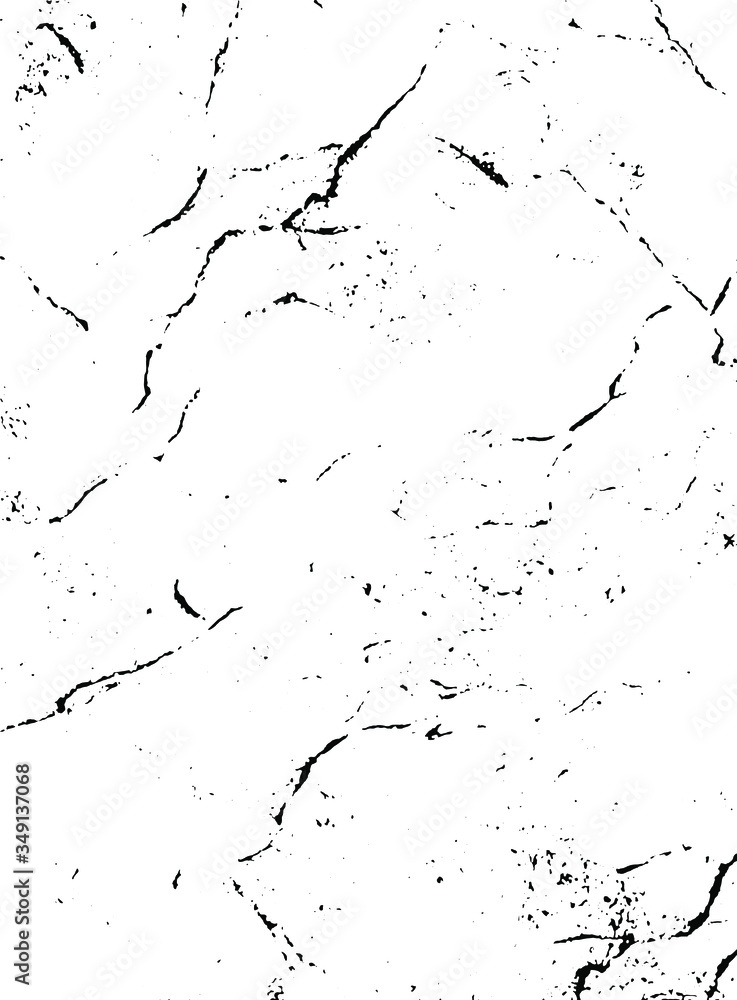 Naklejka premium Diffusion reaction vector pattern. Black and white organic shapes, lines pattern. Abstract Background illustration